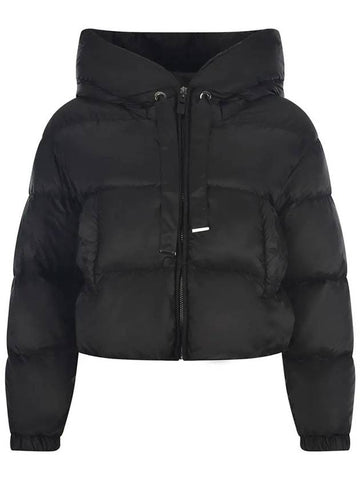 SEIE crop hood padded jacket black 2429486105 009 - MAX MARA - BALAAN 1