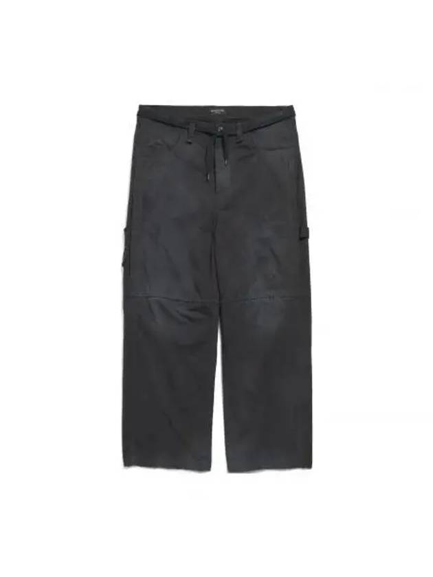 Cropped Cargo Straight Pants Black - BALENCIAGA - BALAAN 2