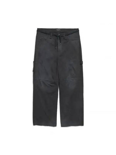 Cropped Cargo Straight Pants Black - BALENCIAGA - BALAAN 2