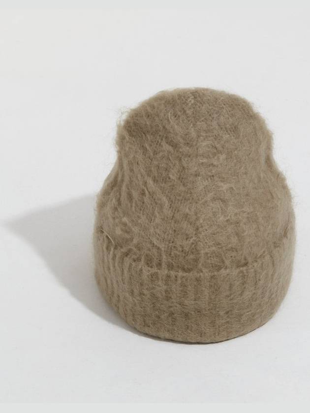 mohair beanie beige - ACNE STUDIOS - BALAAN 7