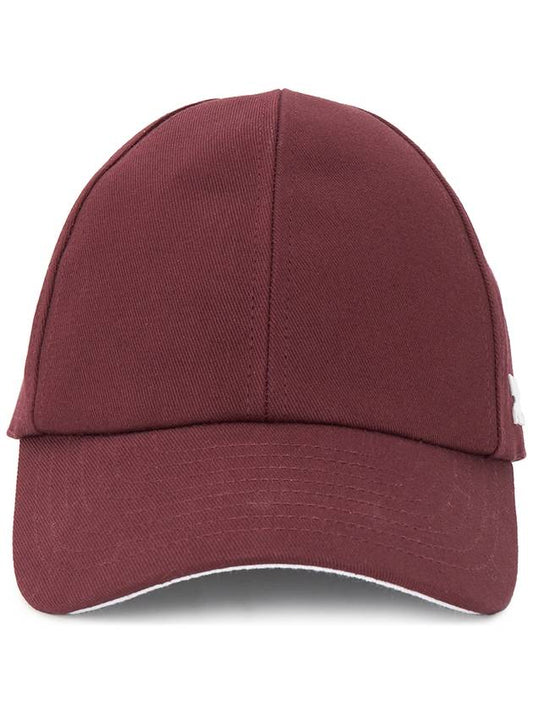 Courr ges 123ACT002CO0024 BURGUNDY Unisex Cap Hat - COURREGES - BALAAN 2