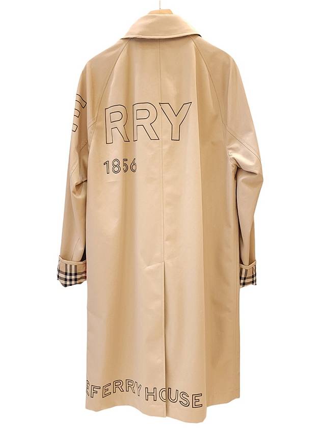 Horseferry Print Car Single Coat - BURBERRY - BALAAN.