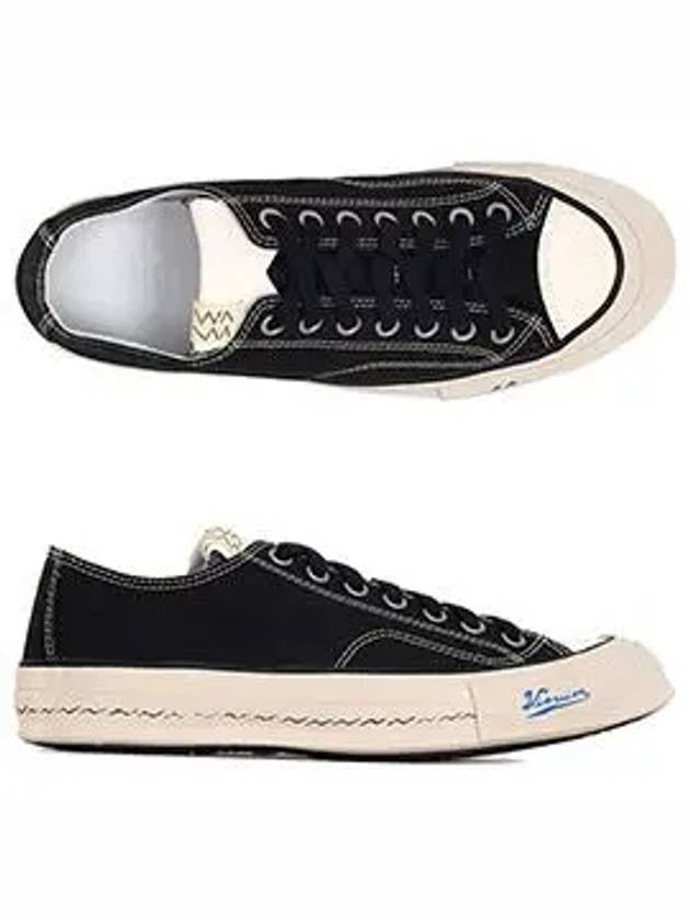 Cotton Low-Top Sneakers Black - VISVIM - BALAAN 6