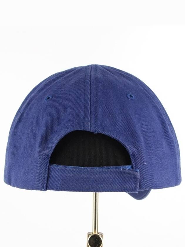 Wave logo ball cap blue L - BALENCIAGA - BALAAN 4