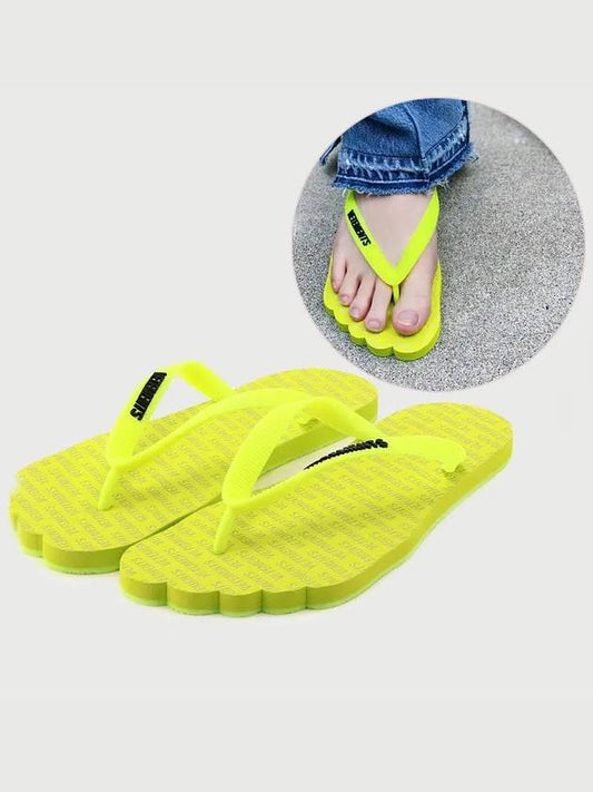 Men's Anatomic Neon Flip Flops - VETEMENTS - BALAAN.