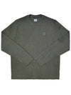 Merino wool crewneck knitwear khaki 665 11CMKN123A 005292A - CP COMPANY - BALAAN 1