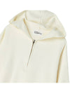 Half Zip Up Hood Pullover Knit Top Ivory - THE GREEN LAB - BALAAN 9