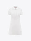 Women's Logo Patch Tennis Flare Short Dress White - THOM BROWNE - BALAAN 2