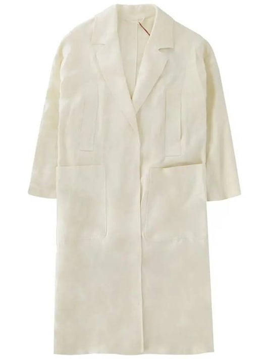 23FW Figure Linen Belted Long Coat 2361210331 001 - MAX MARA - BALAAN 1