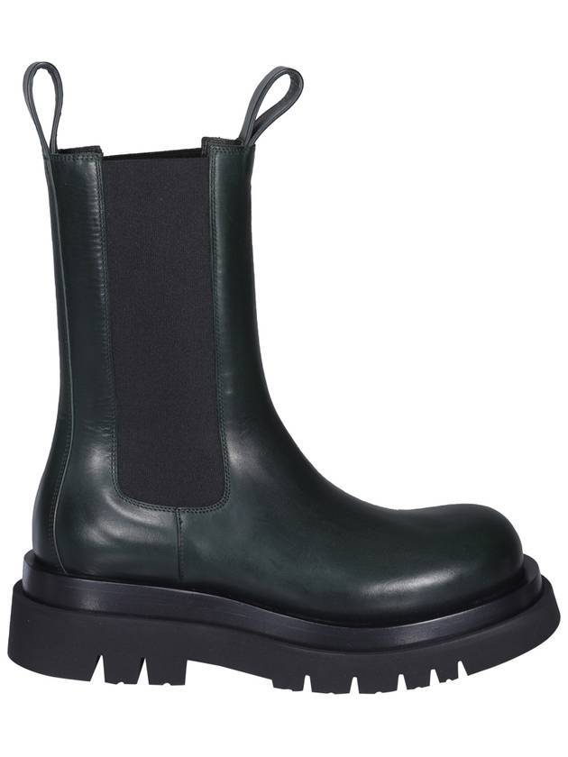 Lug Ankle Chelsea Boots Bottle Green - BOTTEGA VENETA - BALAAN 1