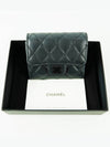 French origin classic small half wallet lambskin black seal snap AP0229 - CHANEL - BALAAN 9