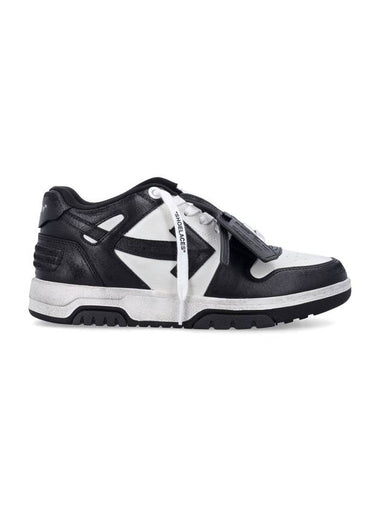 Out of Office Low Top Sneakers White Black - OFF WHITE - BALAAN 1