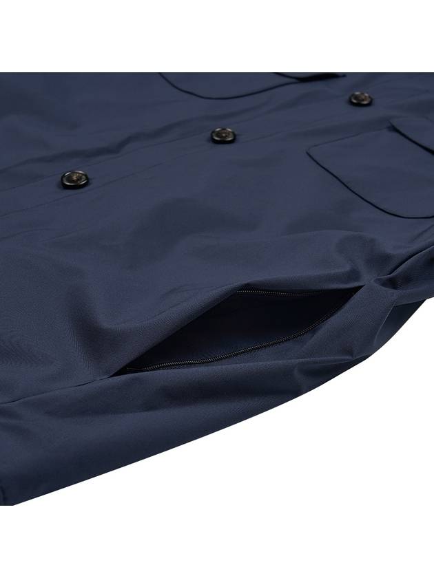 Windwish Overshirt Jacket Navy - LORO PIANA - BALAAN 10