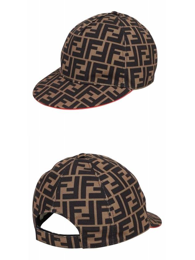 Fendirama Fabric Ball Cap Brown - FENDI - BALAAN 5