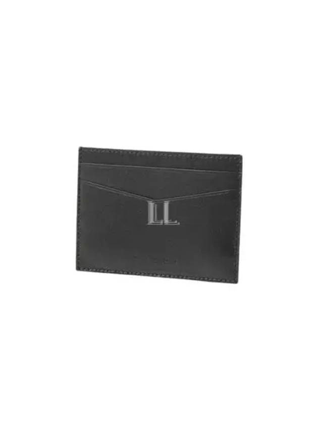 Flat Leather Card Wallet  Black - MARNI - BALAAN 2