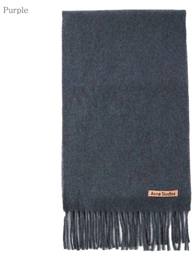 Canada Skinny Fringe Wool Scarf Muffler CA0218 - ACNE STUDIOS - BALAAN 1