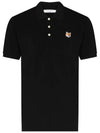 Maison Kitsune Fox Patch Polo Short Sleeve T Shirt LM00208 - POLO RALPH LAUREN - BALAAN 1