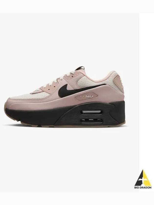 Air Max 90 LV8 W Pink Oxford Guava Ice Gum Medium Brown Black HJ7239 699 - NIKE - BALAAN 1