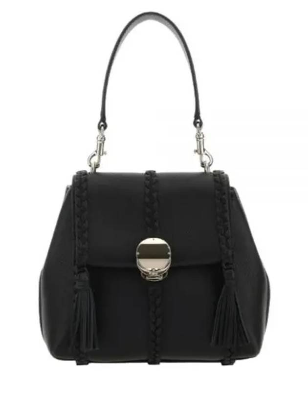 Penelope Leather Shoulder Bag Black - CHLOE - BALAAN 2