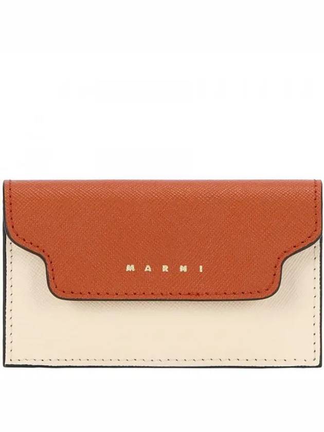 Saffiano Coin Card Wallet PFMOT05U21 LV520 Z619M 1024679 - MARNI - BALAAN 1