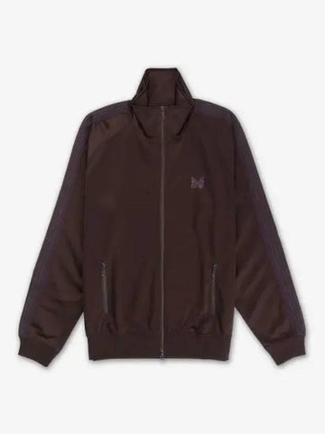 Track Jacket Dark Brown PU271DKBROWN - NEEDLES - BALAAN 1