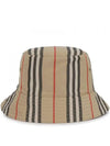 Reversible Icon Stripe Bucket Hat Beige - BURBERRY - BALAAN 2