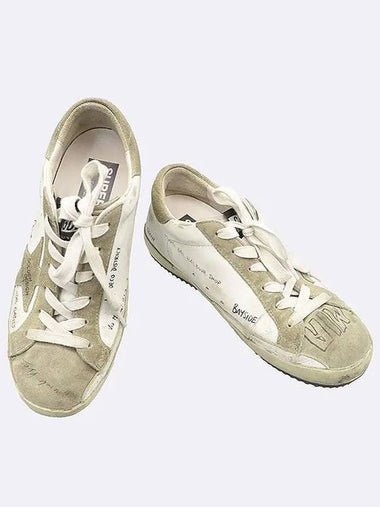 Vintage white color lettering superstar women s sneakers size 36 - GOLDEN GOOSE - BALAAN 1