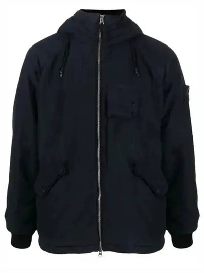 David Canvas Hooded Jacket Navy - STONE ISLAND - BALAAN 2