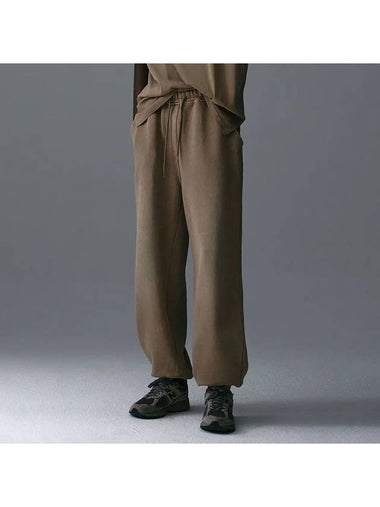 Sunbleach wide sweat pants beige - THEANTIPLATFORM - BALAAN 1