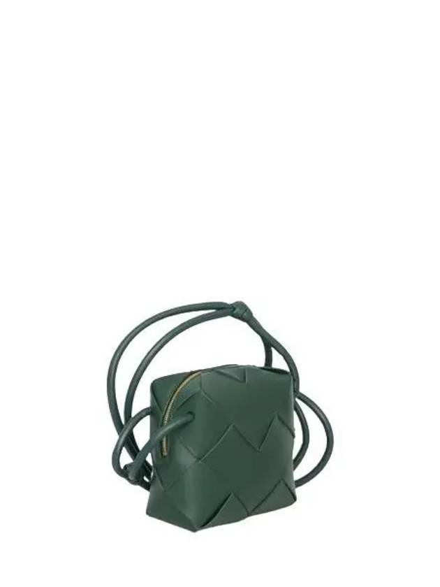 Cassette Intrecciato Mini Shoulder Bag Emerald Green - BOTTEGA VENETA - BALAAN 2