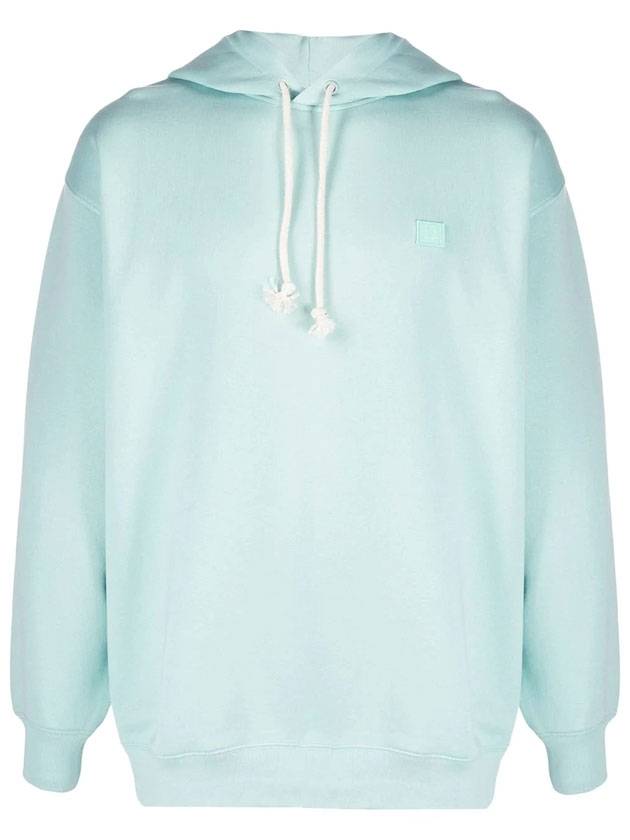 Face Patch Hoodie Light Blue - ACNE STUDIOS - BALAAN 1