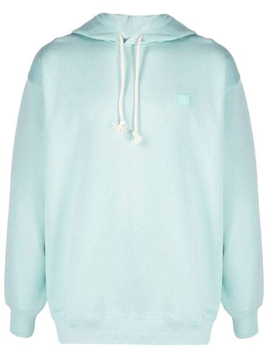 Face Patch Hoodie Light Blue - ACNE STUDIOS - BALAAN 1