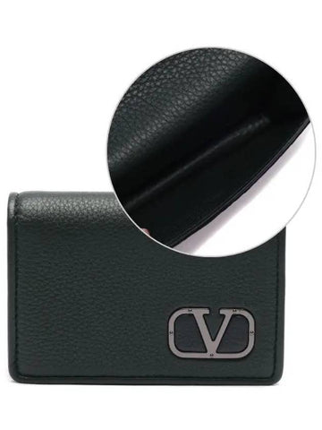 Men s V logo business card wallet 3Y2P0U53 YGP JT5 23F 1127116 - VALENTINO - BALAAN 1