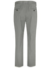 Men's Tapered One-Tuck Chino Pants Grayish Khaki SW21EPA07GK - SOLEW - BALAAN 3