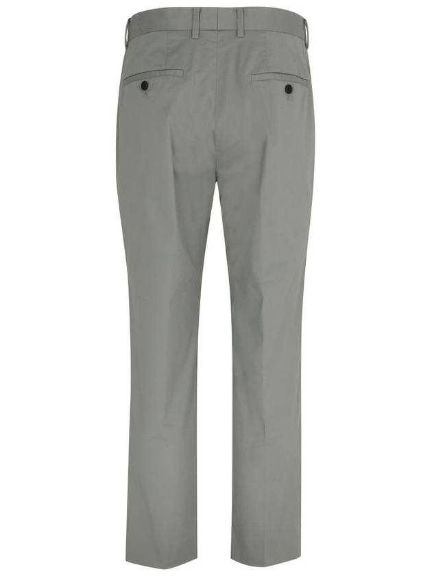 Cotton Tapered One Tuck Slacks Grass Khaki - SOLEW - BALAAN 3