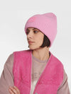 Face Patch Ribbed Wool Beanie Bubble Pink - ACNE STUDIOS - BALAAN 7