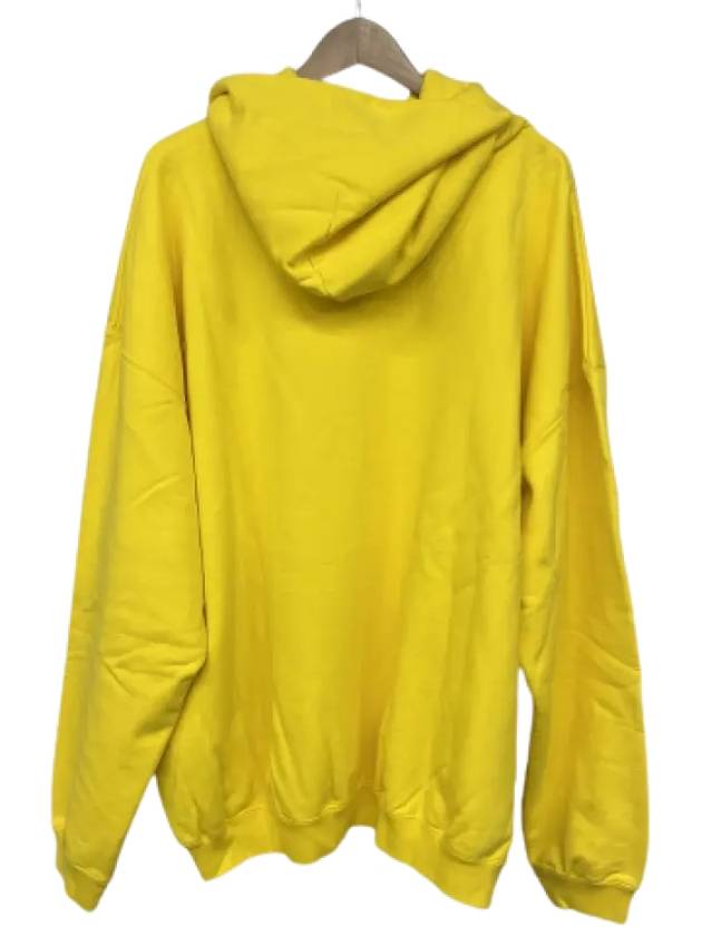 Logo Print Hoodie Yellow - BALENCIAGA - BALAAN 4