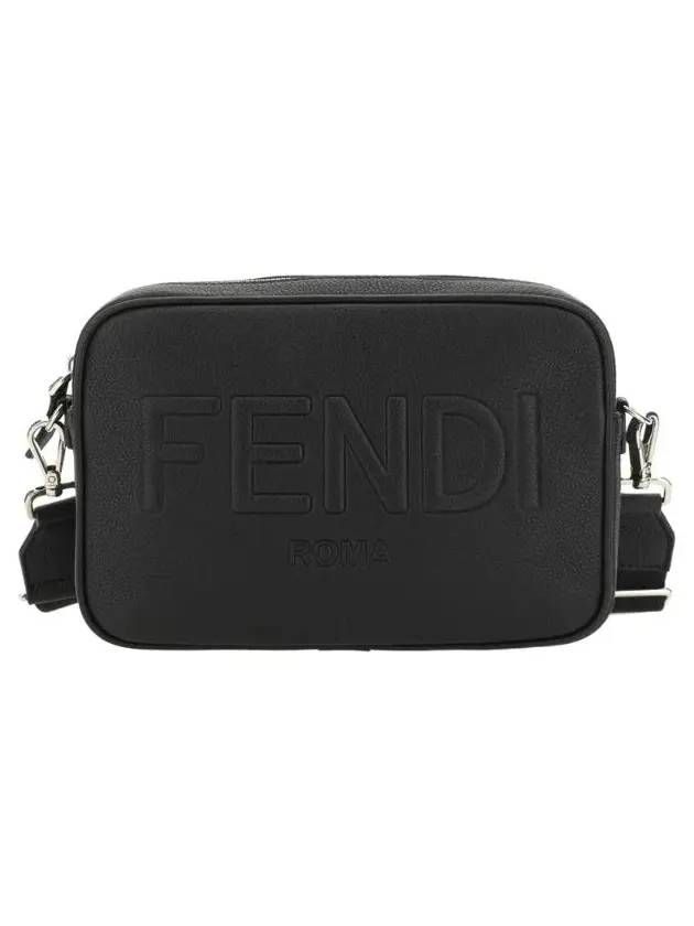 logo camera cross bag black - FENDI - BALAAN 1