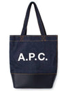 Logo Denim Axelle Tote Bag Navy - A.P.C. - BALAAN 2