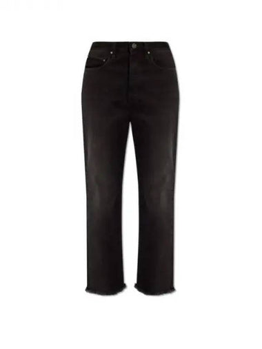 Classic Cut Straight Jeans Black - TOTEME - BALAAN 1