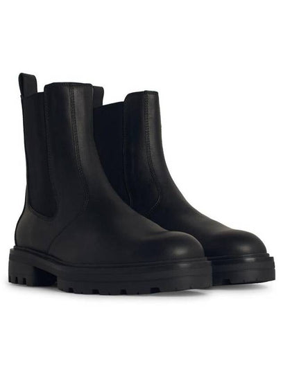 Hogan 'H673' Black Leather Boots - HOGAN - BALAAN 2