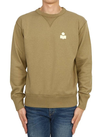 Men's Mike Logo Sweatshirt Khaki - ISABEL MARANT - BALAAN 2