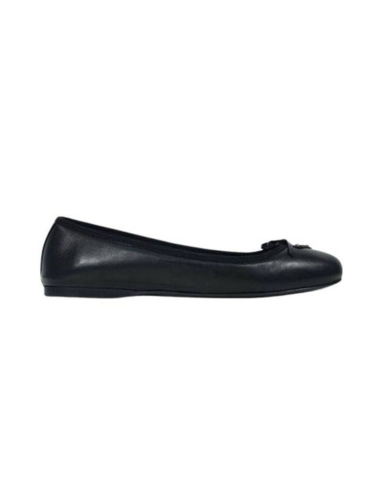 Nappa Leather Ballerina Flats Black - PRADA - BALAAN 1