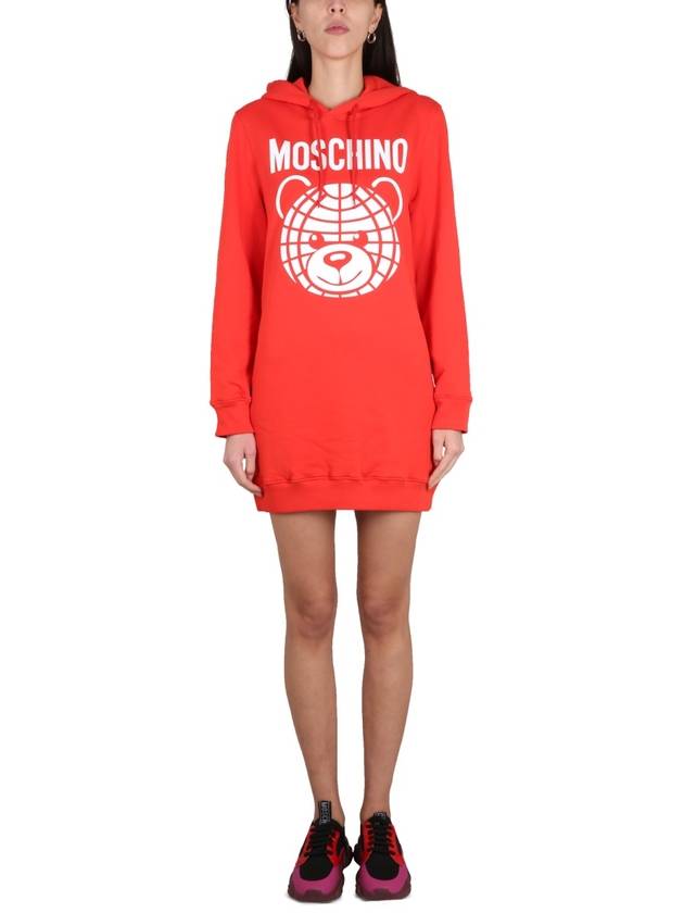 knee length one-piece dress 04300528 3127 - MOSCHINO - BALAAN 2