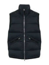 Seamless Tunnel Nylon Down Vest Navy - STONE ISLAND - BALAAN 2