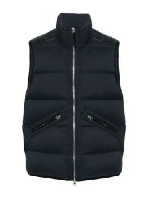 Seamless Tunnel Nylon Down Vest Navy - STONE ISLAND - BALAAN 2