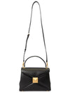 one stud small tote bag black - VALENTINO - BALAAN 8