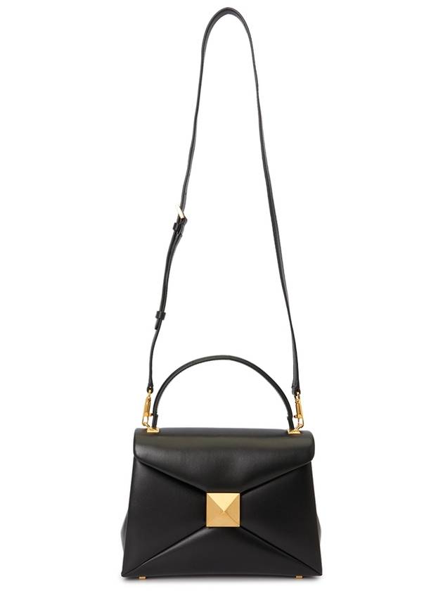 one stud small tote bag black - VALENTINO - BALAAN 8