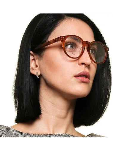 Glasses frame CL50031F 053 men women round horn rim Asian fit - CELINE - BALAAN 1