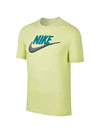 Sportswear Logo Short Sleeve T-Shirt Lime - NIKE - BALAAN 1